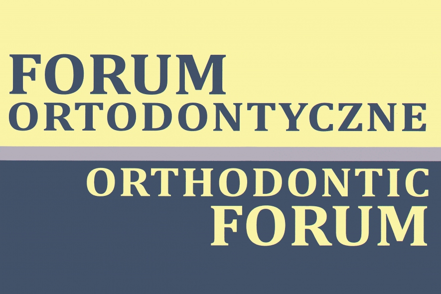 Forum Ortodontyczne Tom 11 Nr 1 i 2 2015